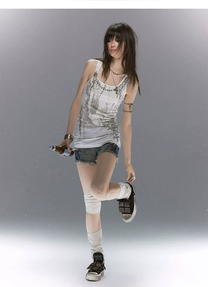 Tribal Feather Chain Cami