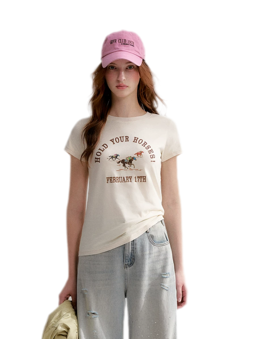 Vintage Horse Print Tee