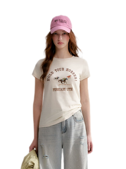 Vintage Horse Print Tee