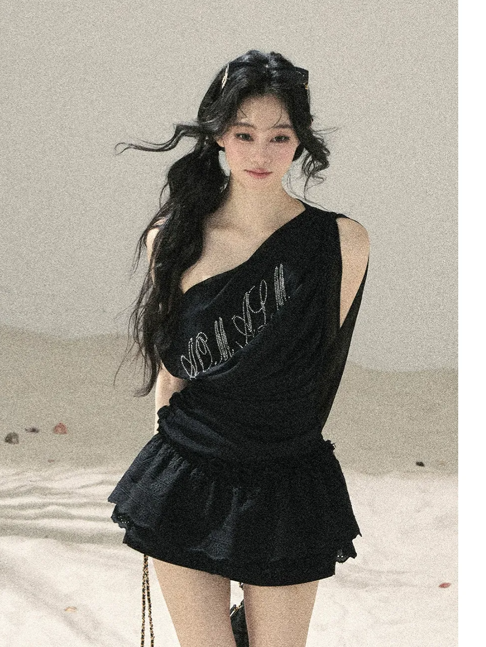 Starlight One-Shoulder Tee