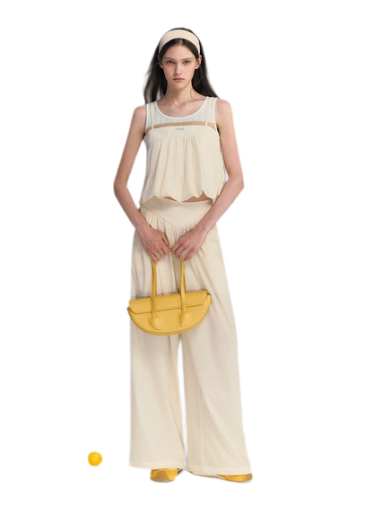 Contrast Faux Layered Set