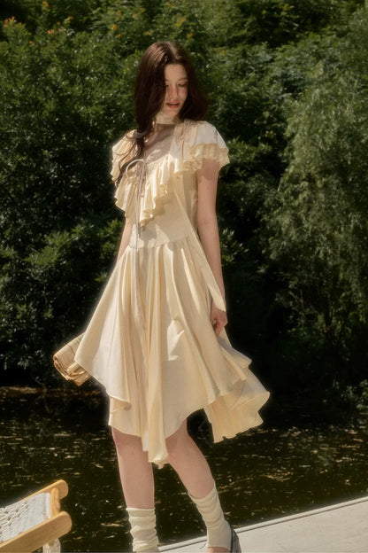 Lace V-Neck Dress