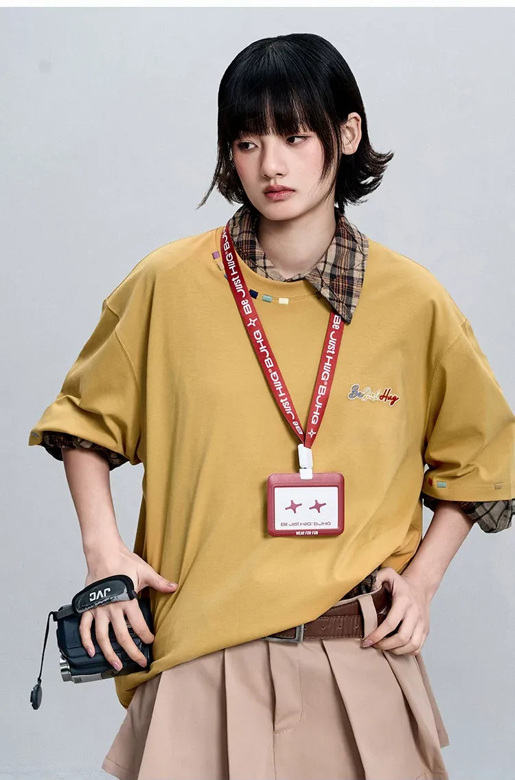Pure Cotton Embroidered T-Shirt