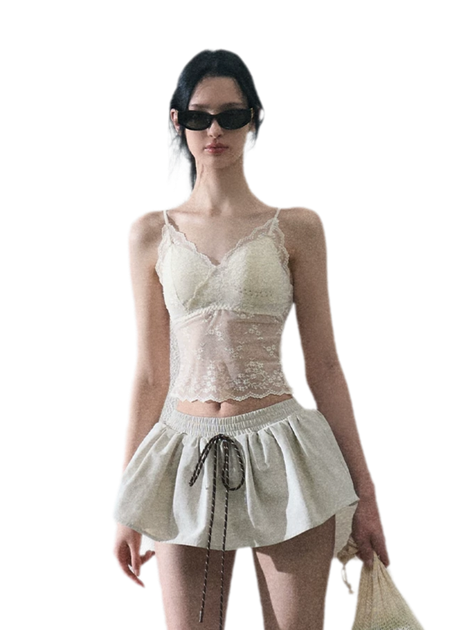 Lace Slim Cami Top