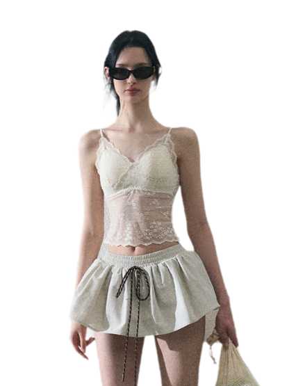 Lace Slim Cami Top