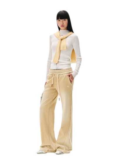 Openwork Rib-Knit Fitted Top