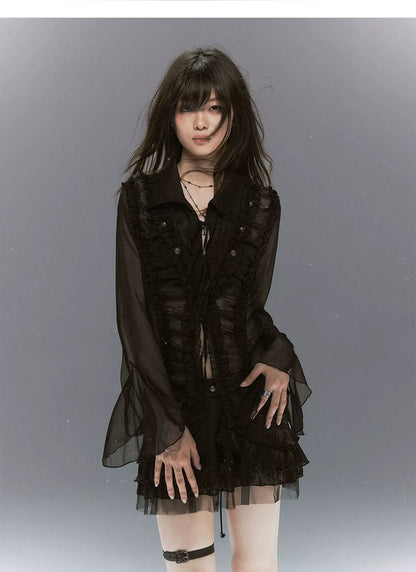 Palace Chiffon Lace Shirt
