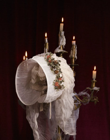 Vintage Lace Rabbit Ear Hat
