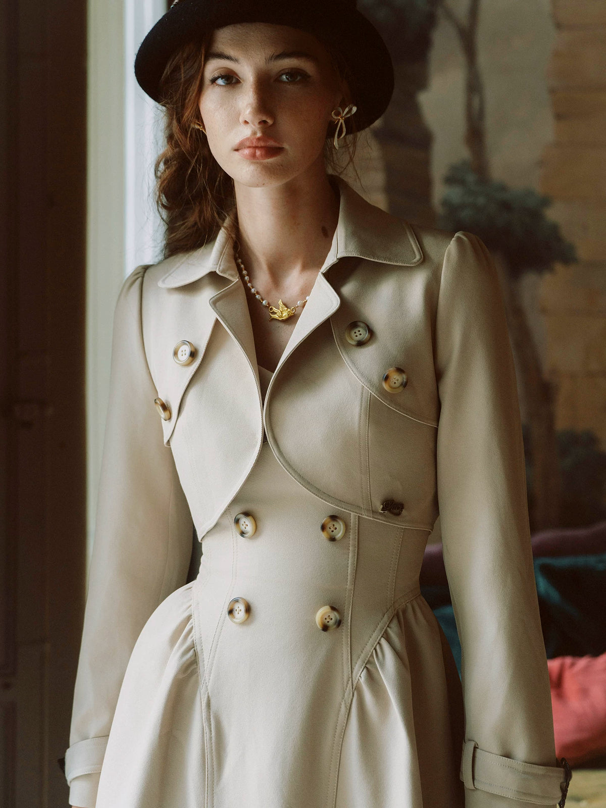 Structured Vintage Jacket Dress Set