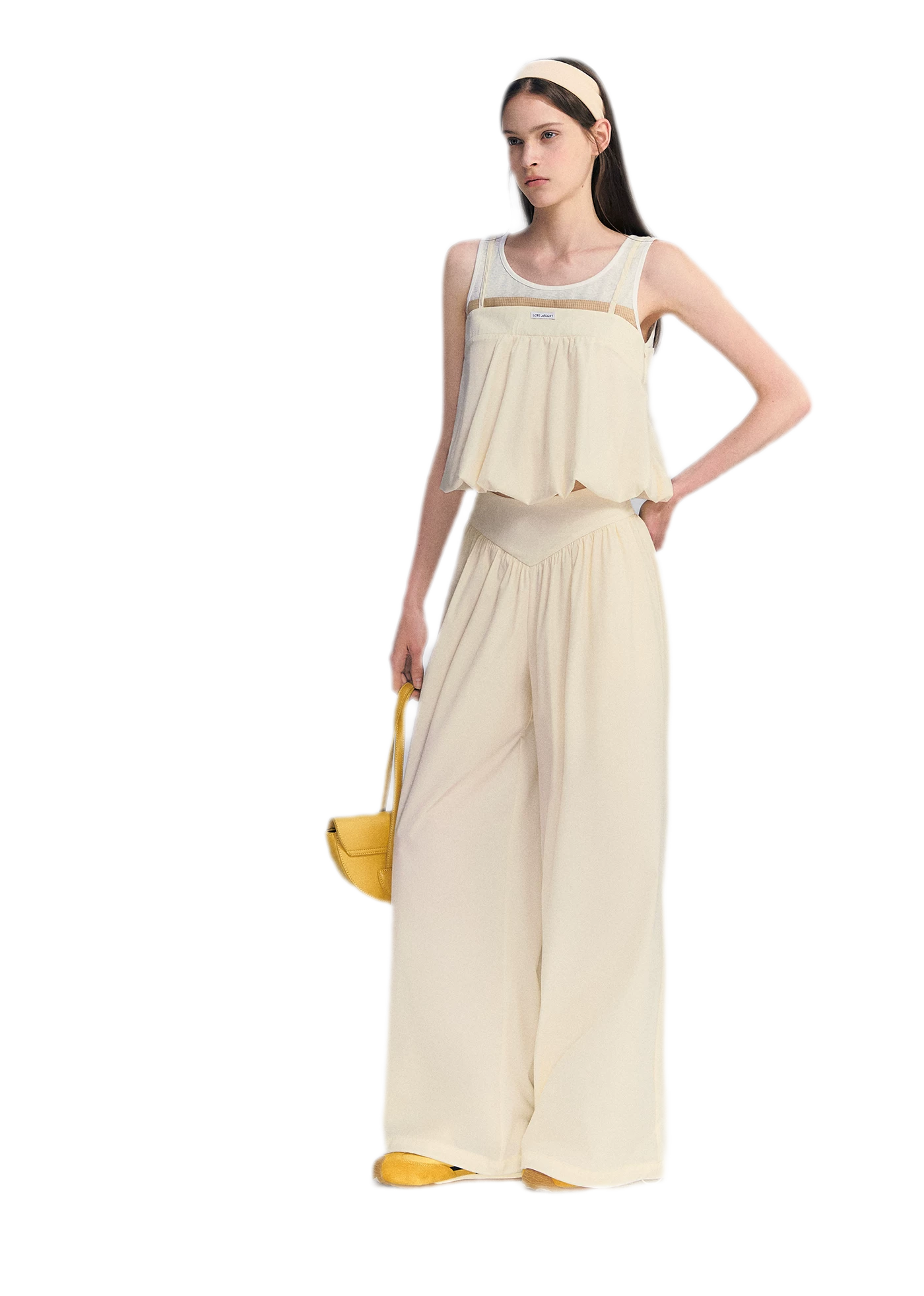 Contrast Faux Layered Set