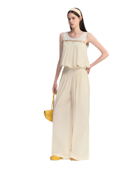 Contrast Faux Layered Set