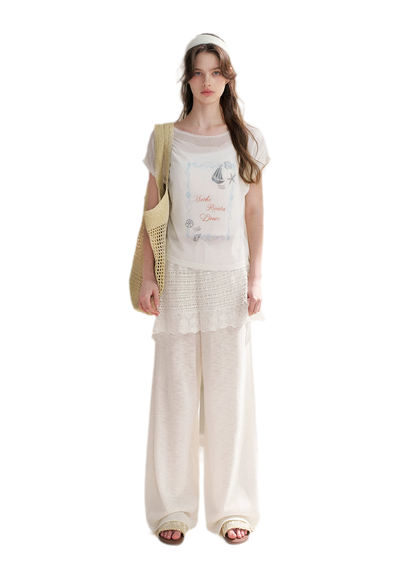 Tencel Linen Knit Pants