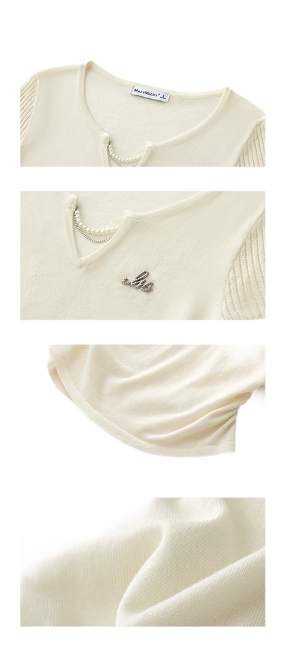V-Neck Lyocell Tee