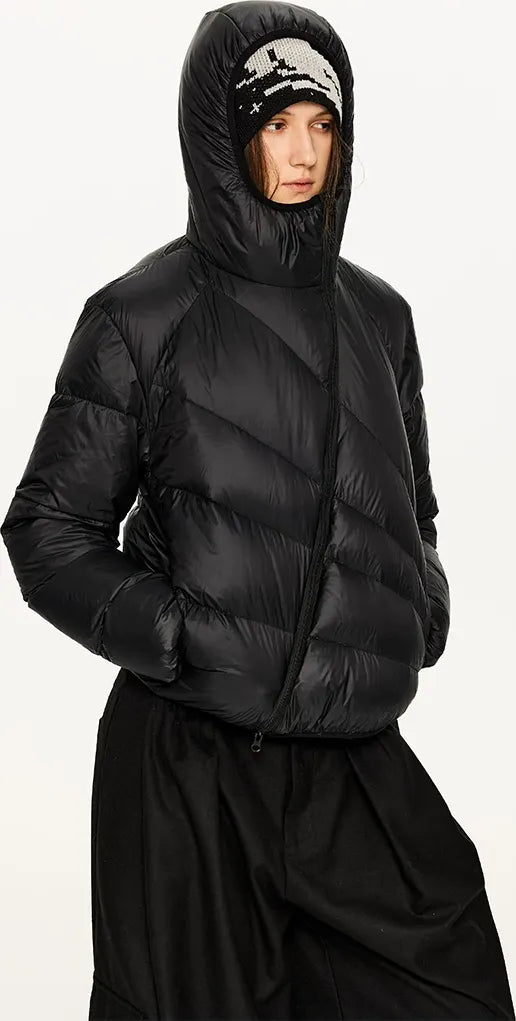 Lightweight Hooded Down Jacket