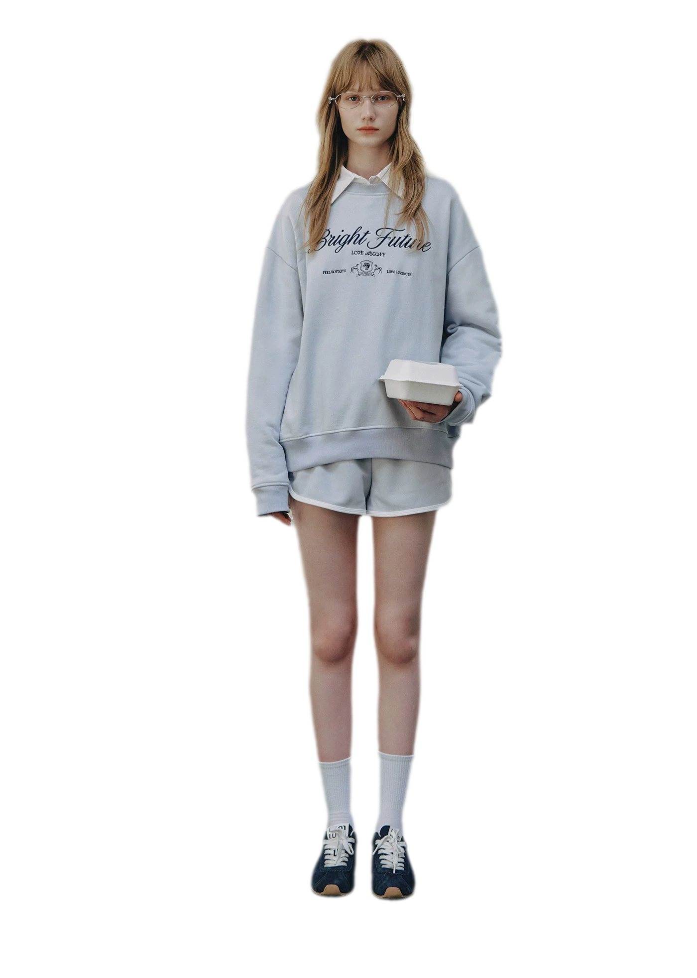 Embroidered Graphic Crewneck Sweatshirt