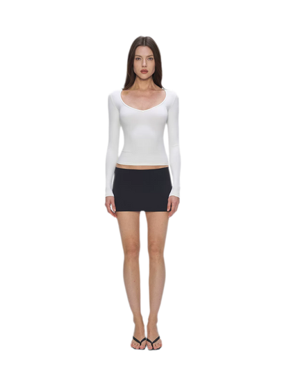 Bare-Feel V-Neck Top