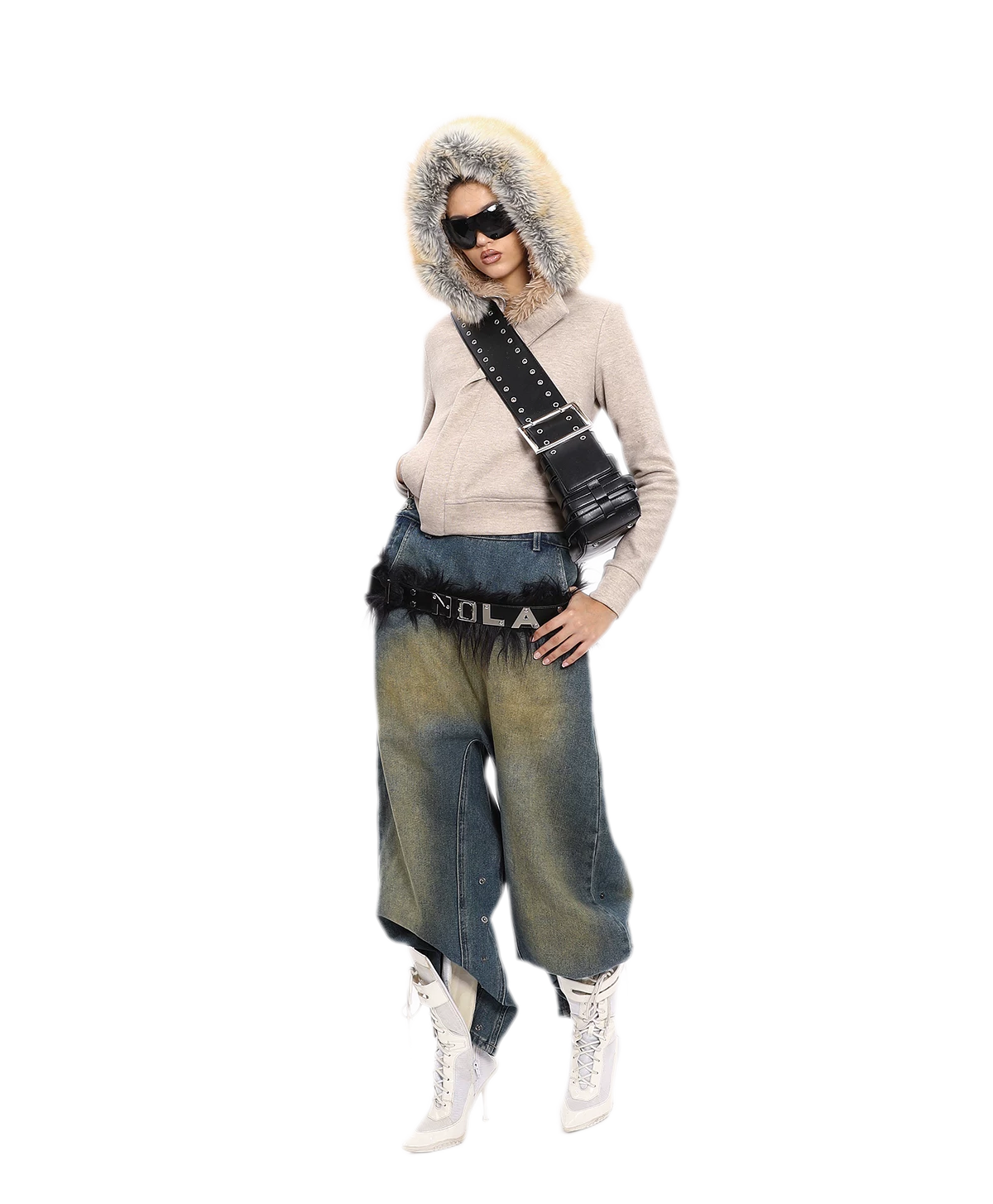 Hooded Plush Zip Set