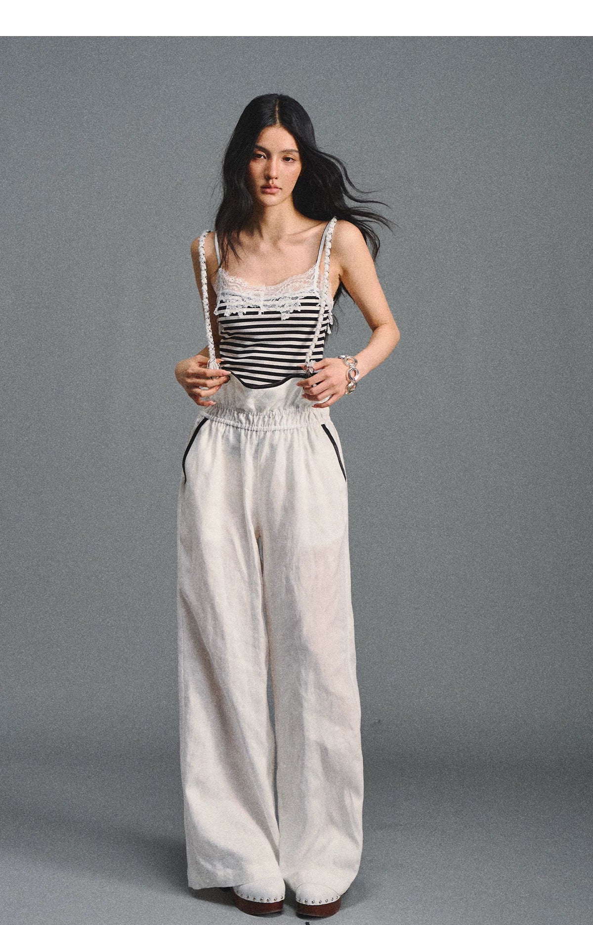 Striped Lace Camisole