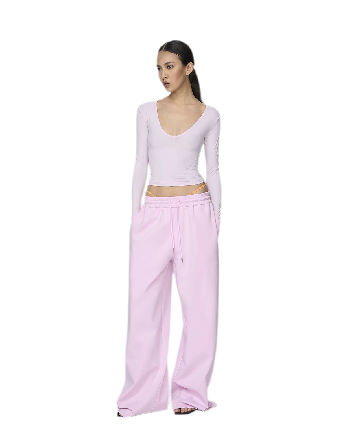 Deep V Slim Top