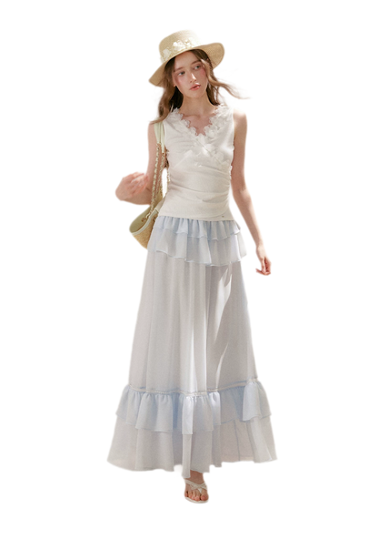 Romantic French Lace Two-Piece Set