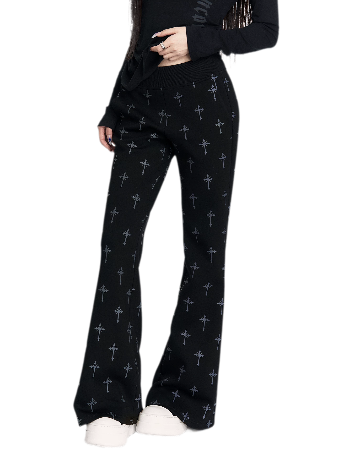 Printed Hooded Trackwear Set