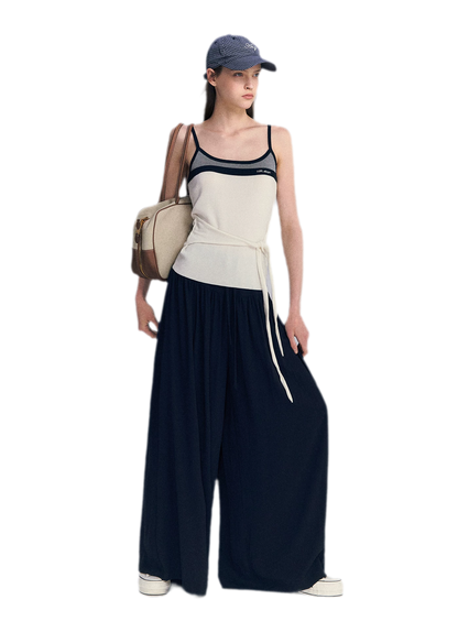 Lyocell Contrast Tie Cami