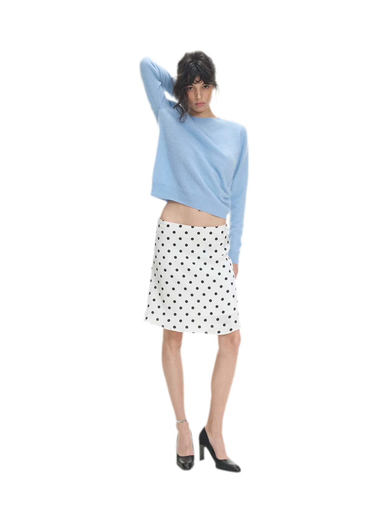 Brushed Knit Crewneck Sweater