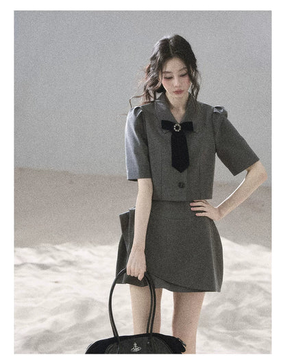 "Paris Afternoon" Summer Two-Piece Set
