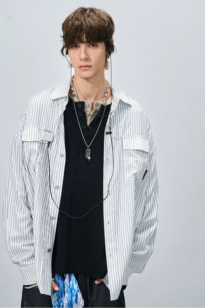Vintage Striped Relaxed Shirt