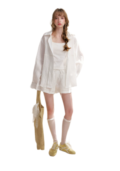 Tencel Linen Beaded Set
