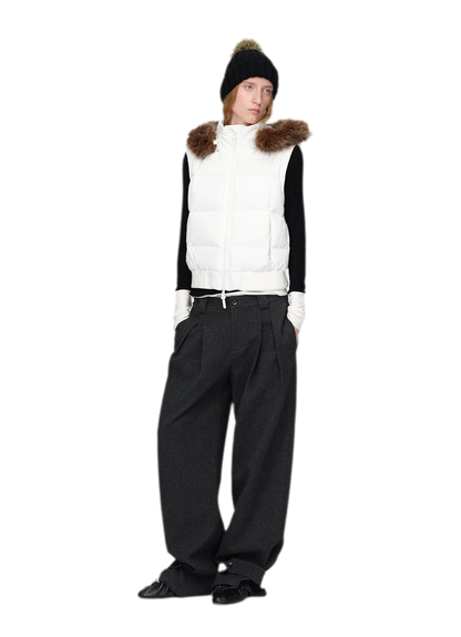 Perlmuttglänzende Steppdaunenjacke