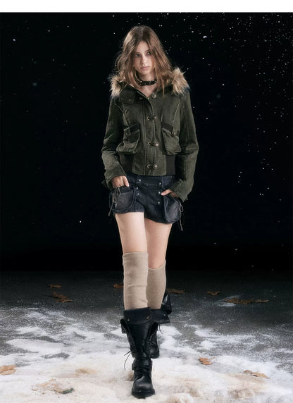 Punk Foldover Platform Boots