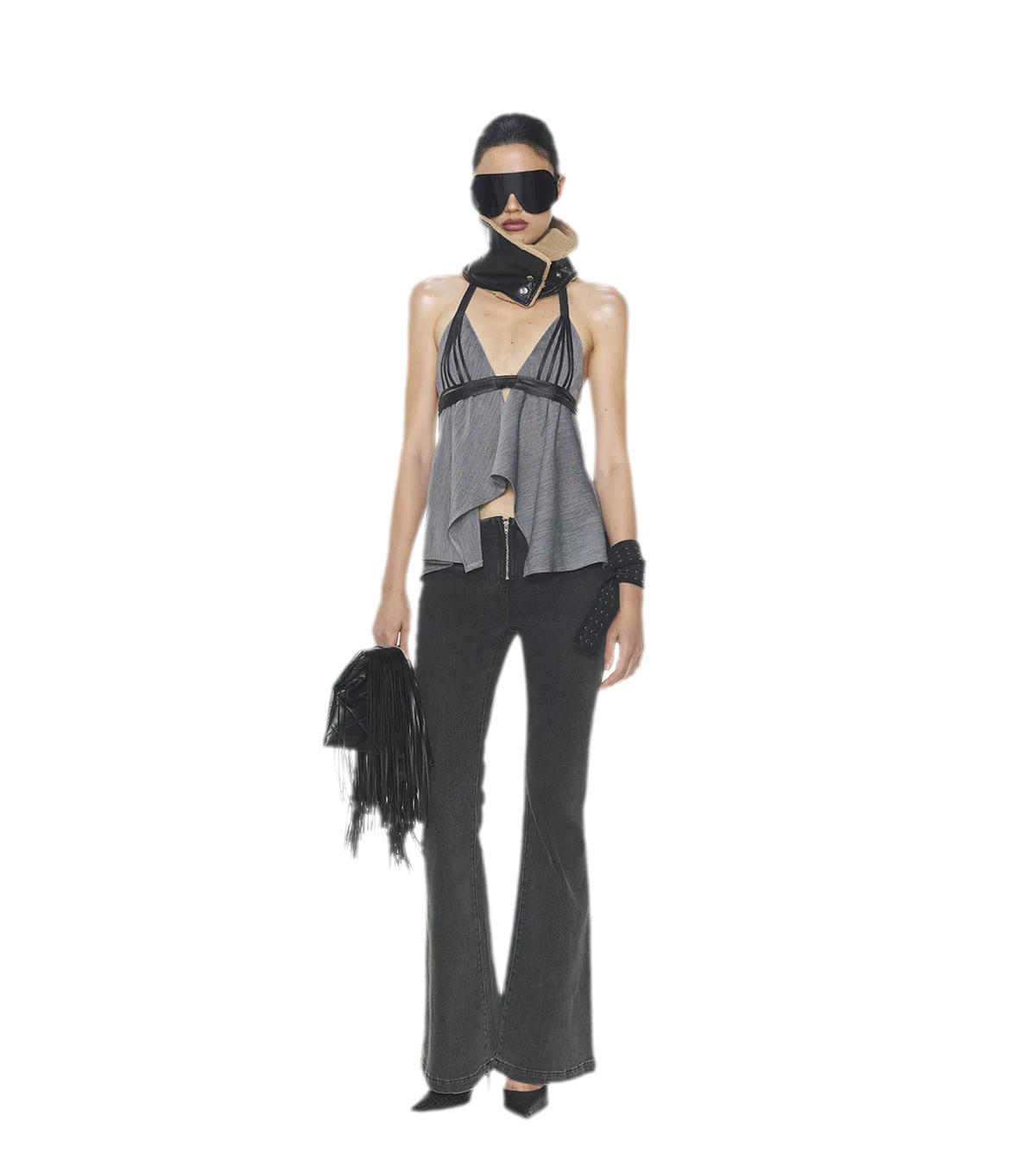 V-Neck Halter Top