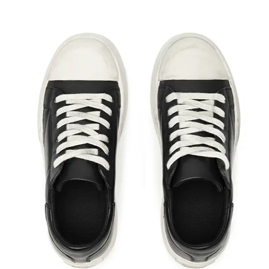 Leather Jumbo Platform Sneakers