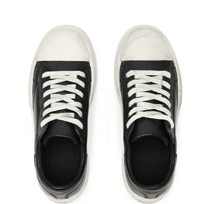 Leather Jumbo Platform Sneakers