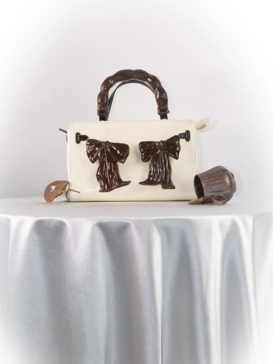 Handcrafted Ceramic Bow Bag