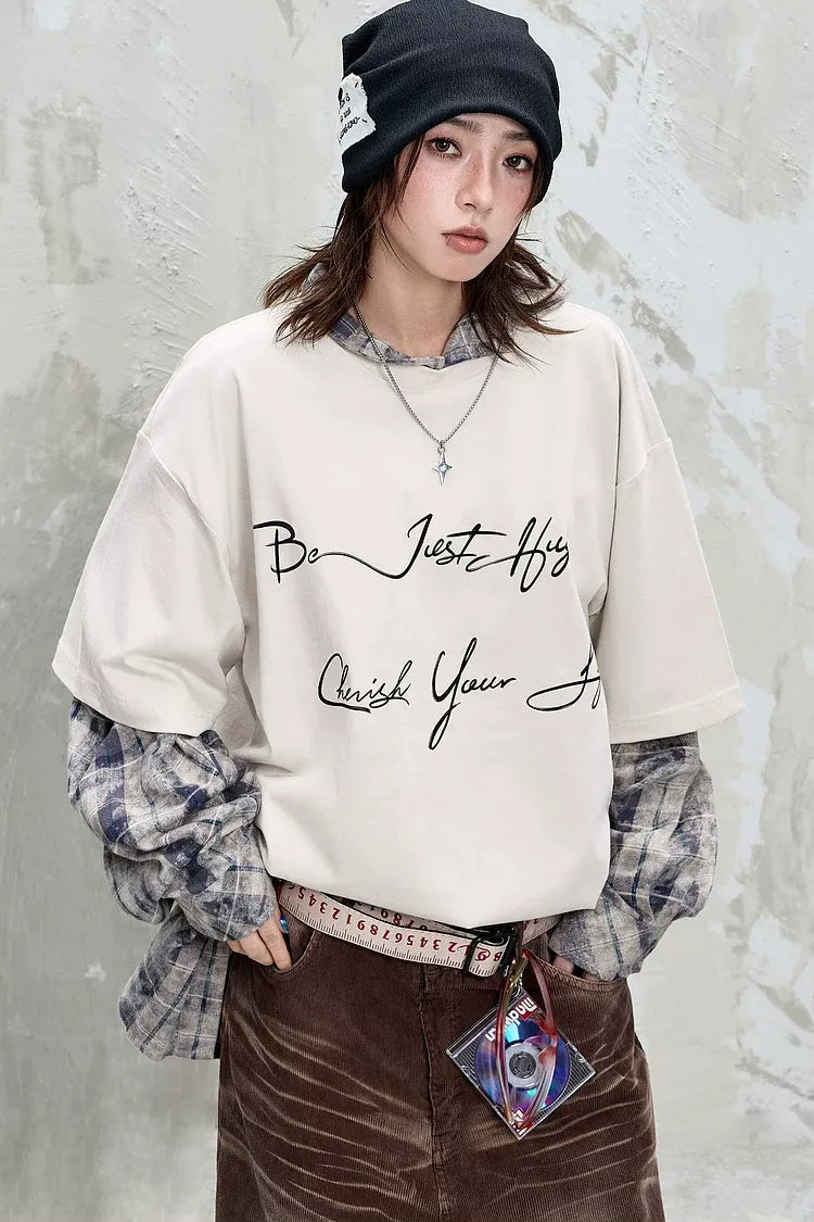 Cotton Oversized Printed T-Shirt