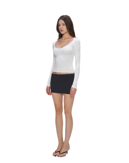 Bare-Feel V-Neck Top