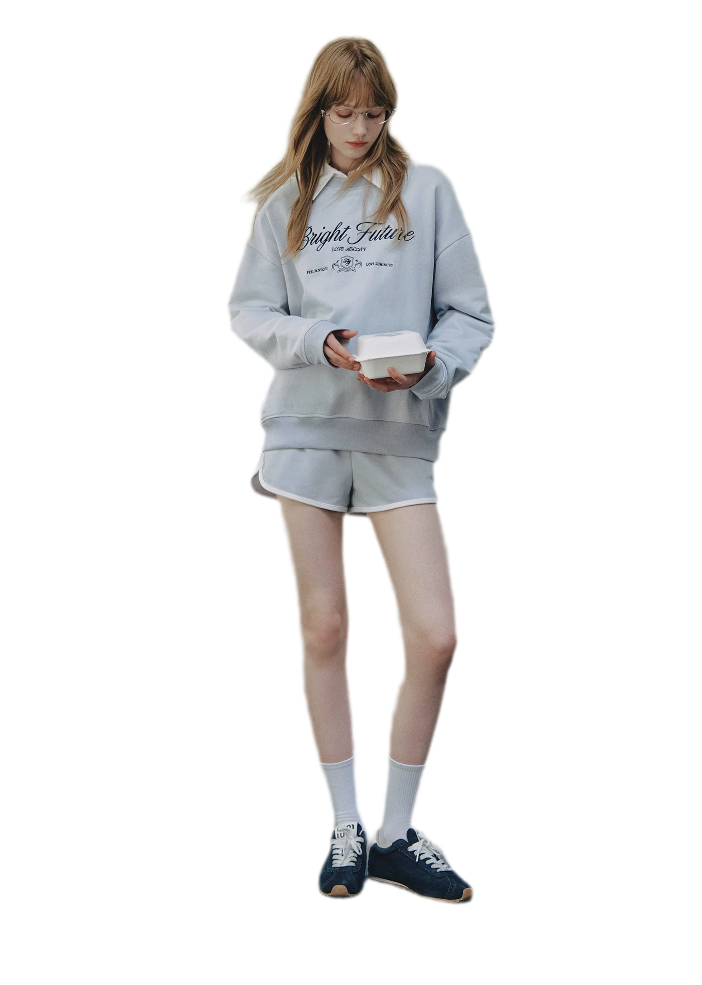 Embroidered Graphic Crewneck Sweatshirt