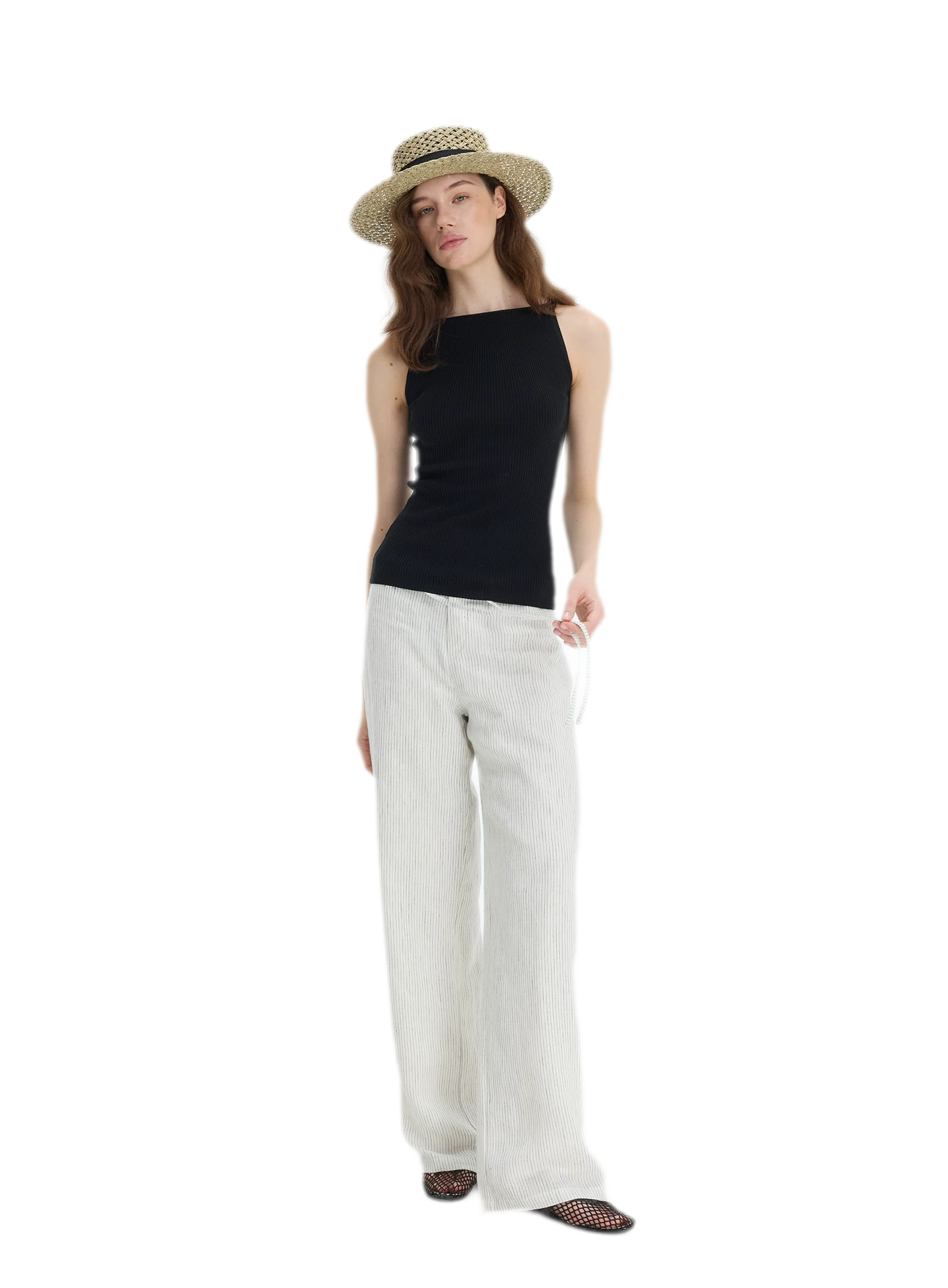 Lyocell Linen Ribbed Camisole