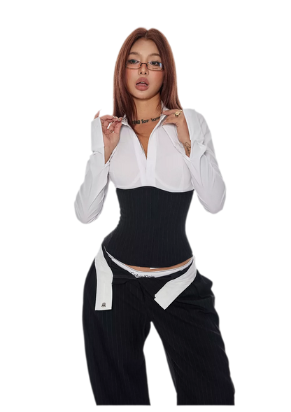 Corset Tie Shirt