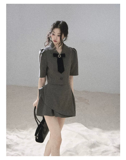 "Paris Afternoon" Summer Two-Piece Set