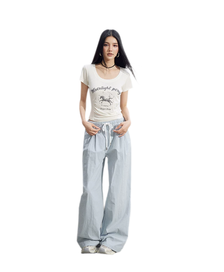 Heart Wide-Leg Pants