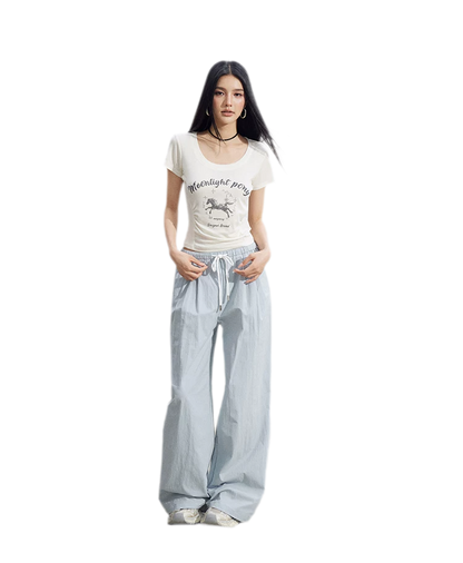 Heart Wide-Leg Pants
