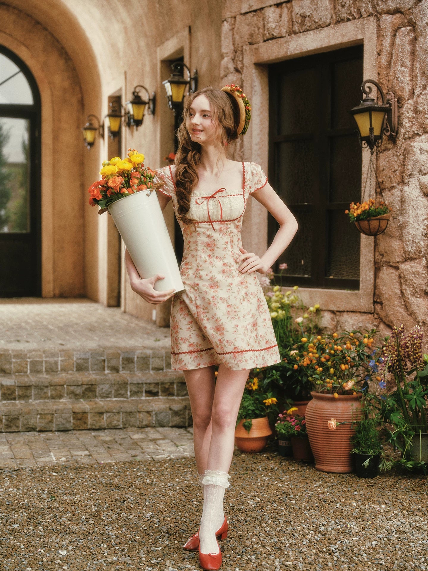 Lace Floral Dress