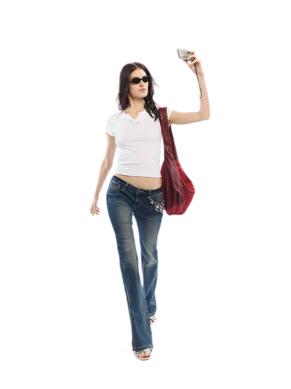 Summer V-neck Slim Fit T-shirt