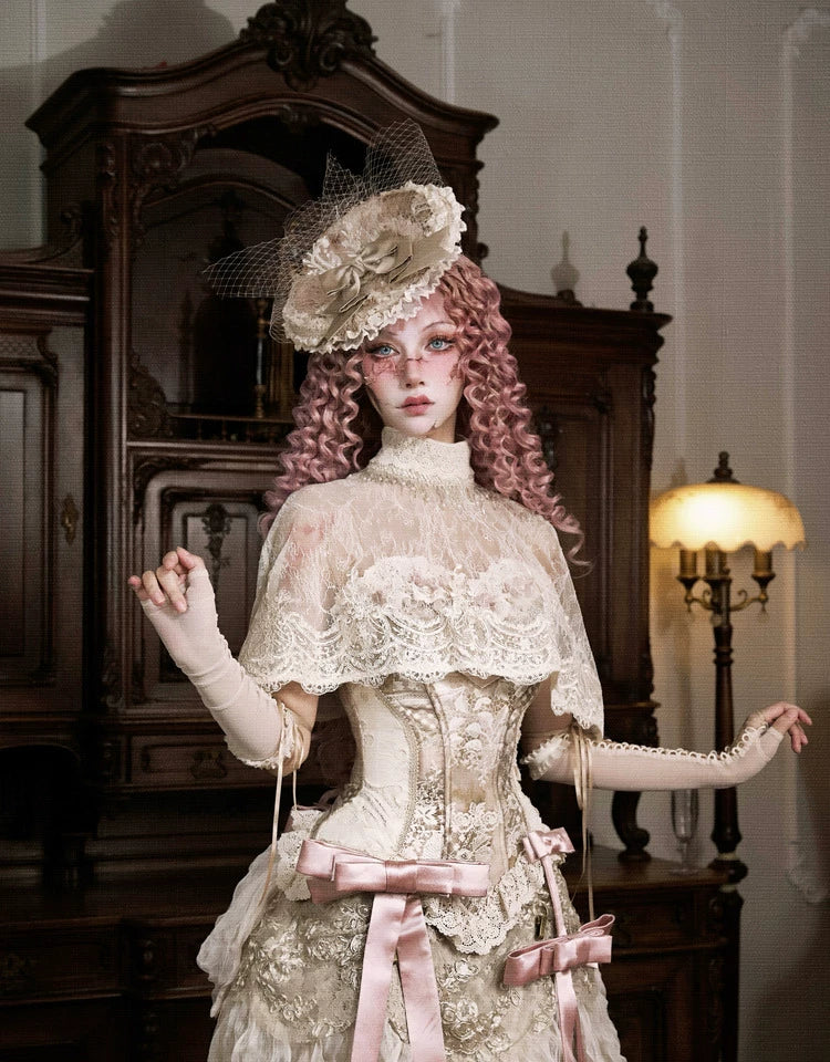 Lace Victorian Cape Top