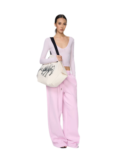 Canvas Elephant Tote Bag
