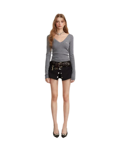 Double-Waist Convertible A-Line Skort