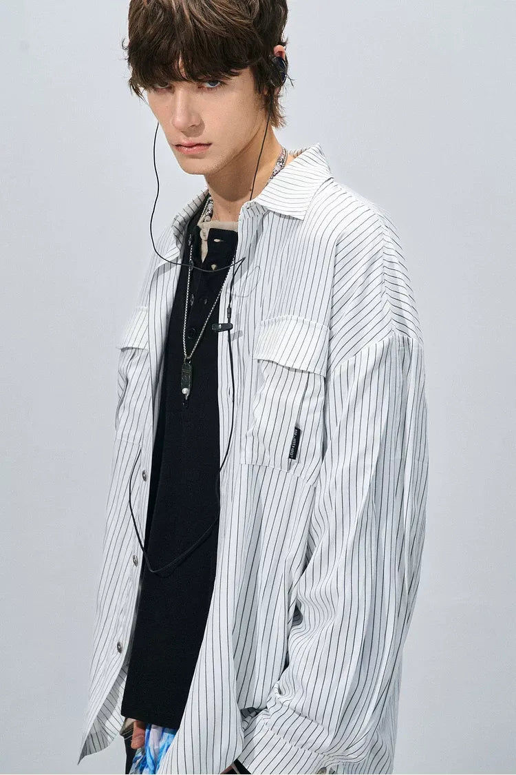 Vintage Striped Relaxed Shirt